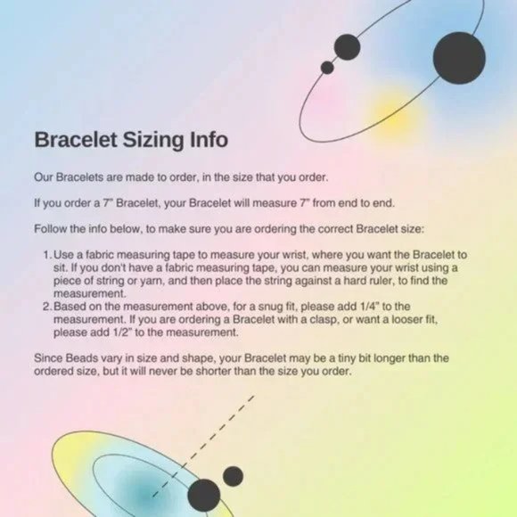 Relieve Panic and Anxiety Intention Bracelet | Beaded Bracelet | Handmade to Ord - Picture 2 of 2